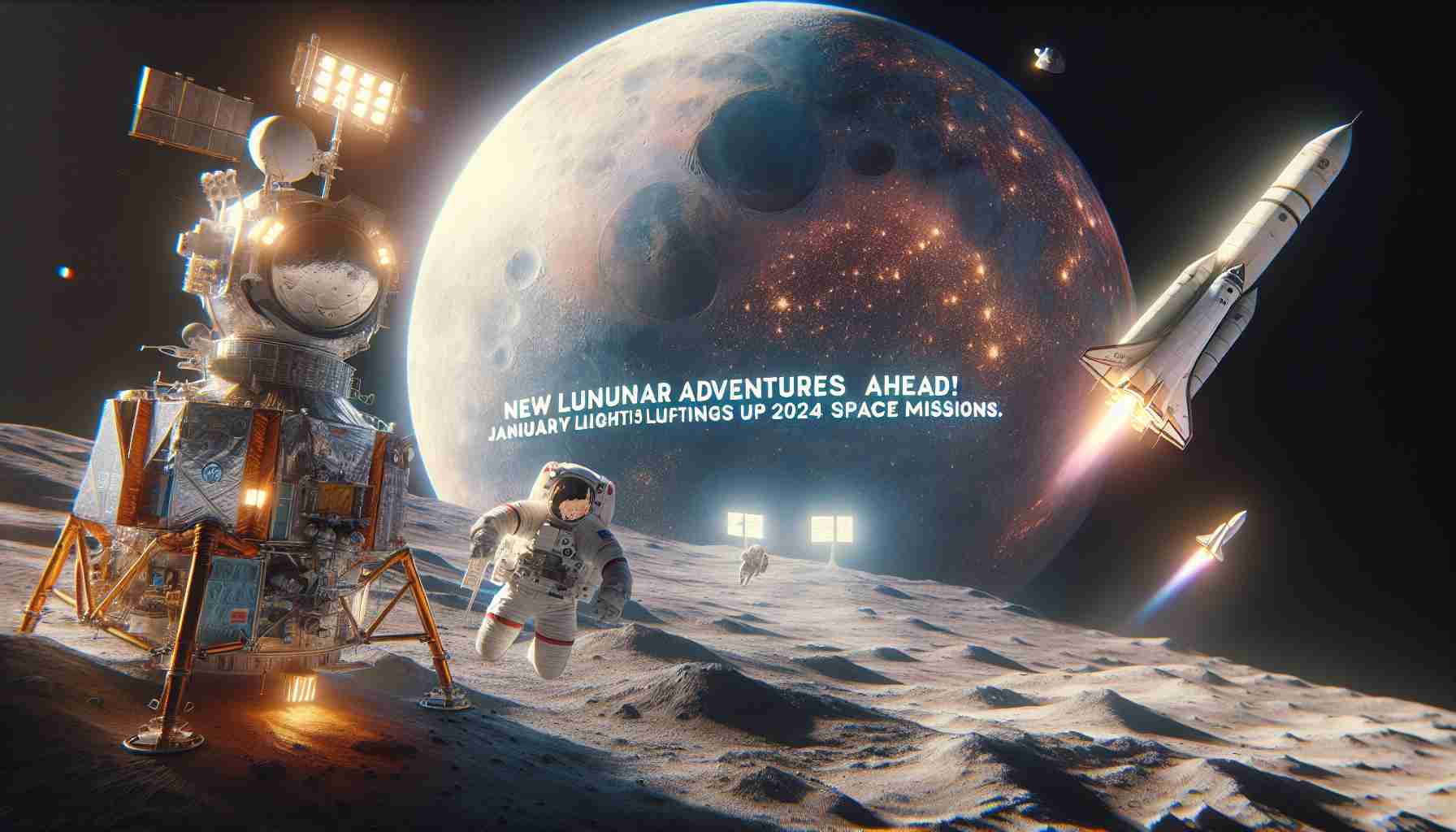 New Lunar Adventures Ahead! January Lightens Up 2024 Space Missions.