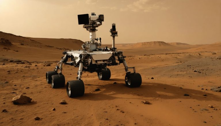 Uno Sguardo dall'Alto: Il Momento in Cui Marte Ha Catturato Curiosità in Movimento